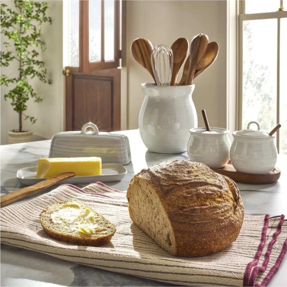 5-Piece Flared Brim Stoneware Salt & Pepper Cellar Set - Hearth & Hand Magnolia